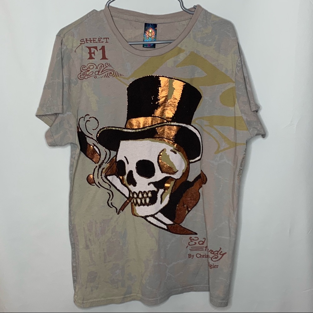 ED HARDY SKULL SHIRT